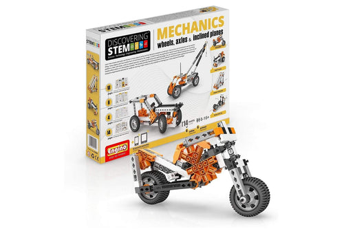 Engino STEM Mechanics - Wheels, Axles, and Inclined Planes ELE-ENGSTEM02