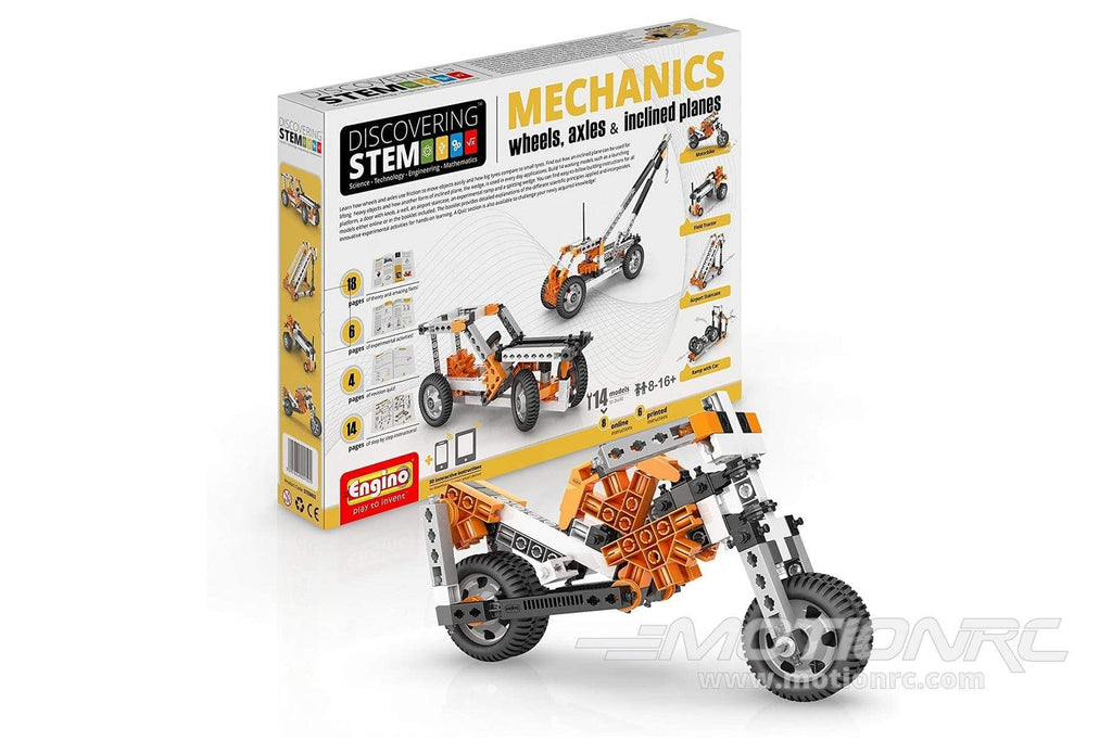 Engino STEM Mechanics - Wheels, Axles, and Inclined Planes ELE-ENGSTEM02