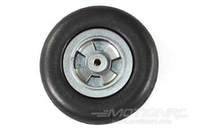 Load image into Gallery viewer, FlightLine 84mm (3.30&quot;) x 26mm PU Rubber Treaded Wheel for 5.1mm Axle W101417248
