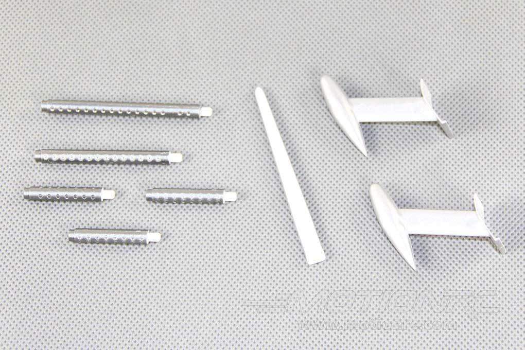 FlightLine P-38L Scale Guns and Antenna - Silver FLW30110910