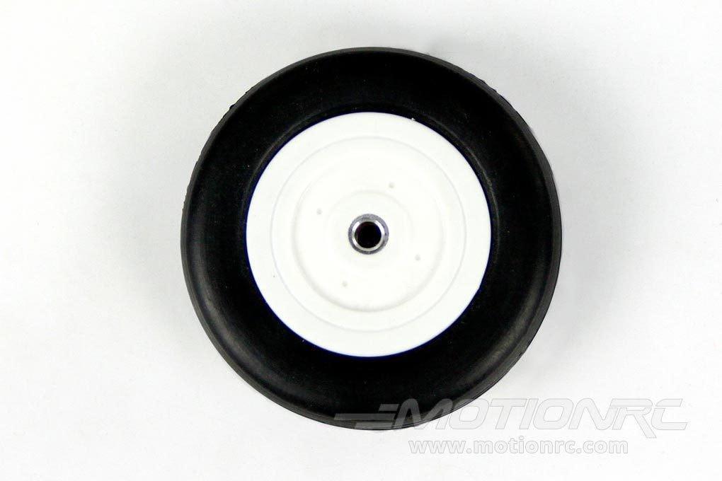 Freewing 60mm (2.55") x 17mm PU Rubber Treaded Wheel for 4.2mm Axle W31212156