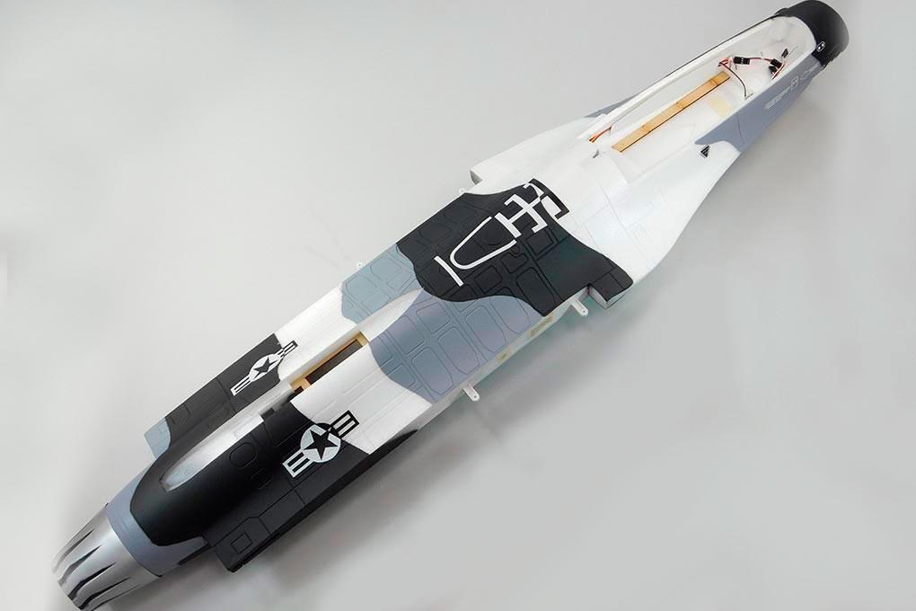 Freewing 70mm EDF F-16 Fuselage - Arctic Camo FJ2112101