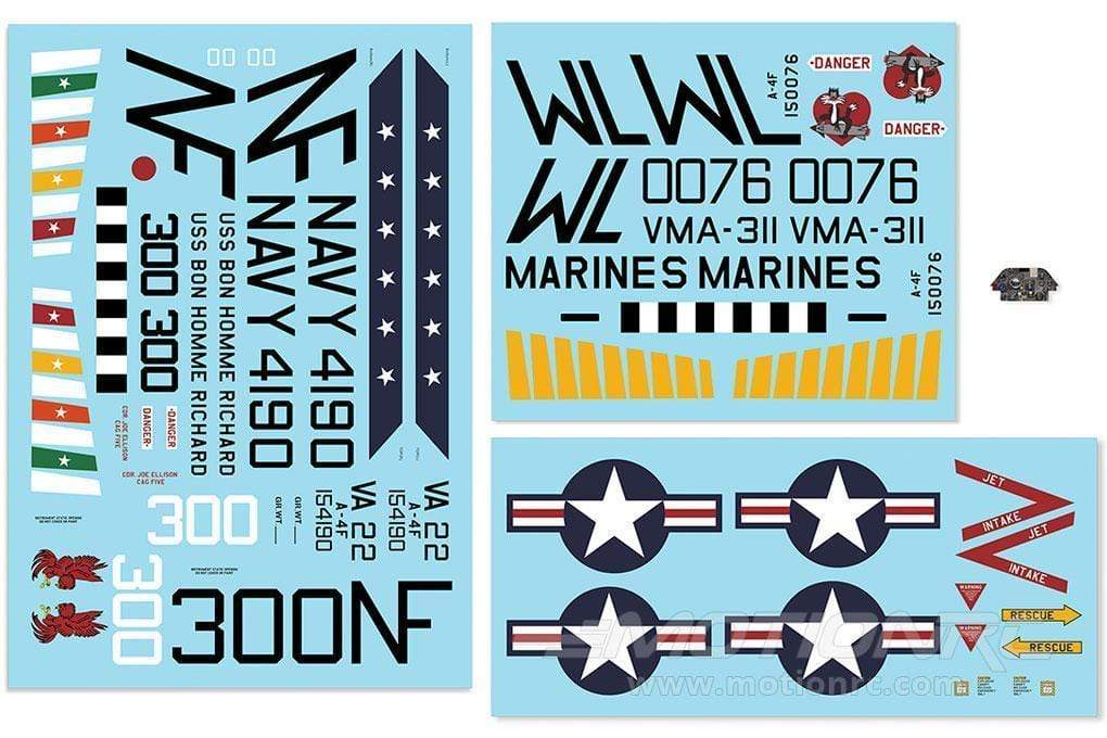 Freewing 80mm A-4 Decal Sheet FJ2131107