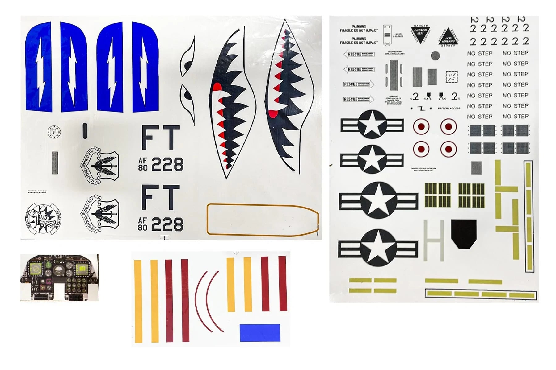 Freewing 80mm EDF A-10 Decal Set FJ3111107