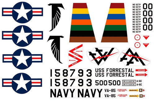 Freewing 80mm EDF A-6 Decal Sheet FJ2041107