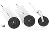 Freewing 80mm EDF F-86 Strut and Tire Set FJ20311081