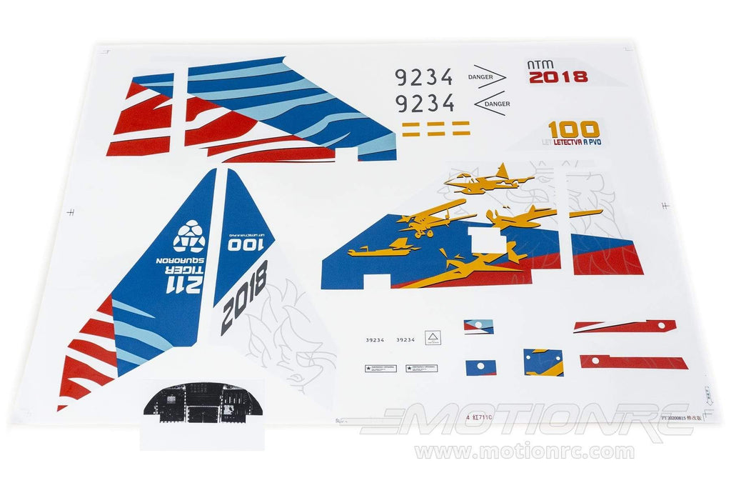 Freewing 80mm EDF JAS-39 Gripen Decal Sheet FJ2181107