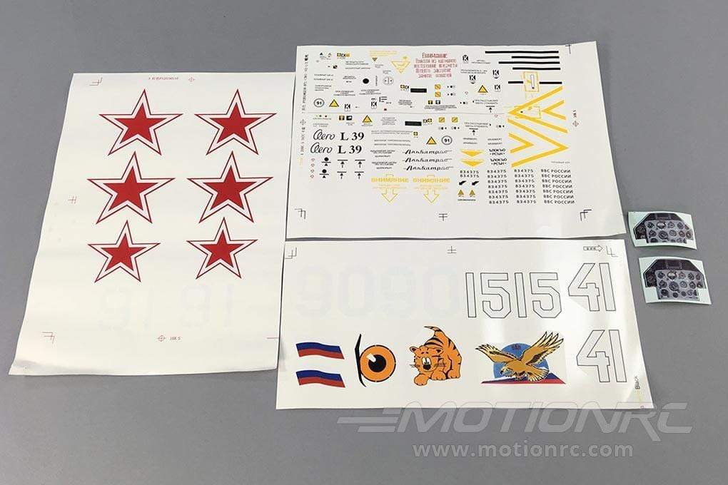 Freewing 80mm EDF L-39 Albatros Decal Sheet - Camo FJ2152107