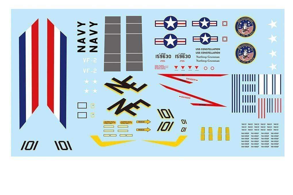 Freewing 80mm F-14 Decal Sheet FJ3081107