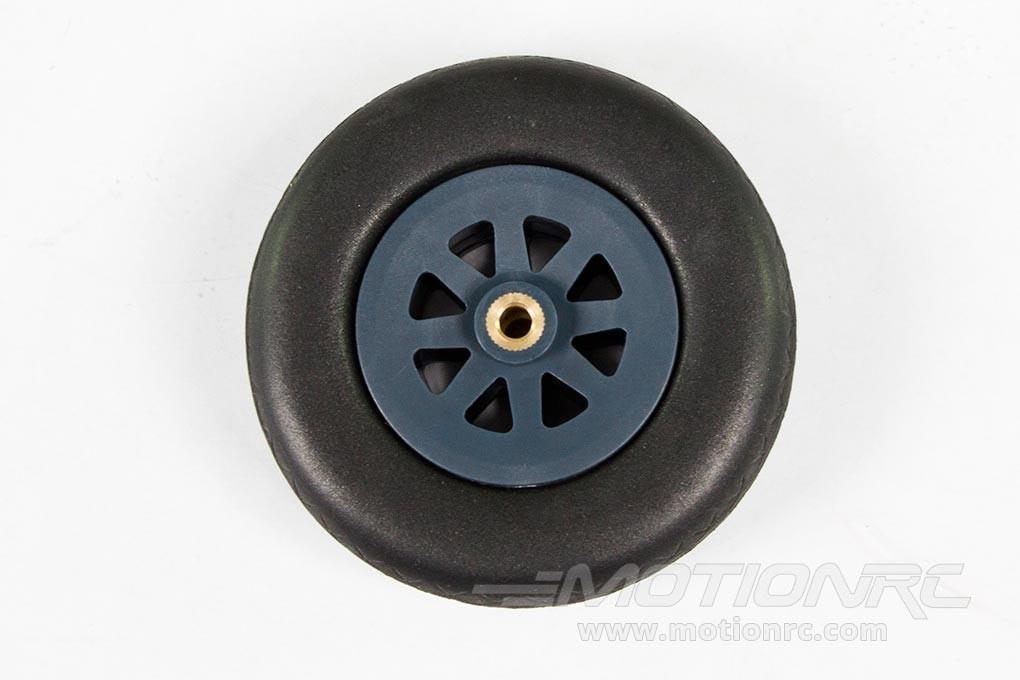 Freewing 85mm (3.34") x 26mm PU Rubber Treaded Wheel for 5.2mm Axle W714172481