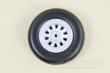 Load image into Gallery viewer, Freewing 85mm (3.34&quot;) x 27mm PU Rubber Treaded Wheel for 4.2mm Axle W91017256
