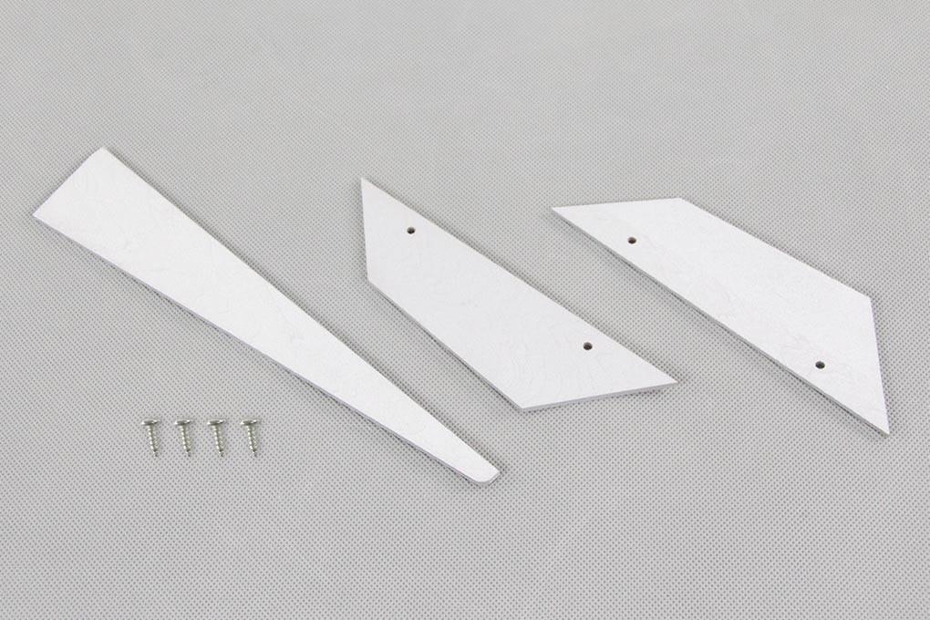 Freewing 90mm F-104 Ventral Fins - Silver FJ31011099