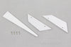 Freewing 90mm F-104 Ventral Fins - Silver FJ31011099