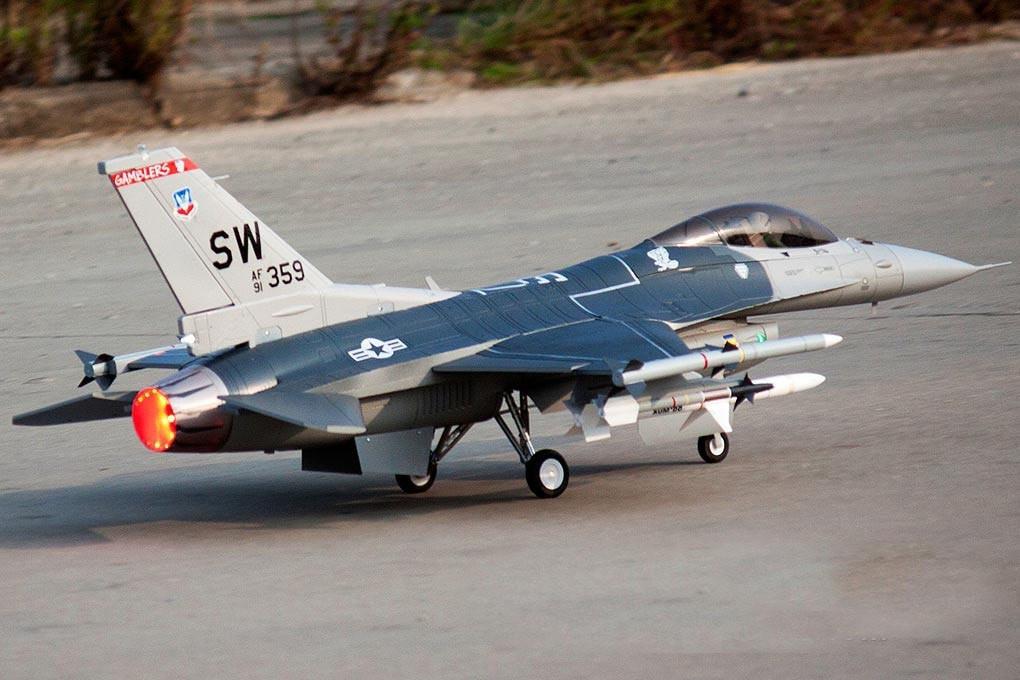 Freewing F-16C Super Scale 90mm EDF Jet - ARF PLUS FJ30611K+