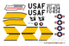 Freewing F-86 Decal Sheet - Jolly Roger FJ1012107