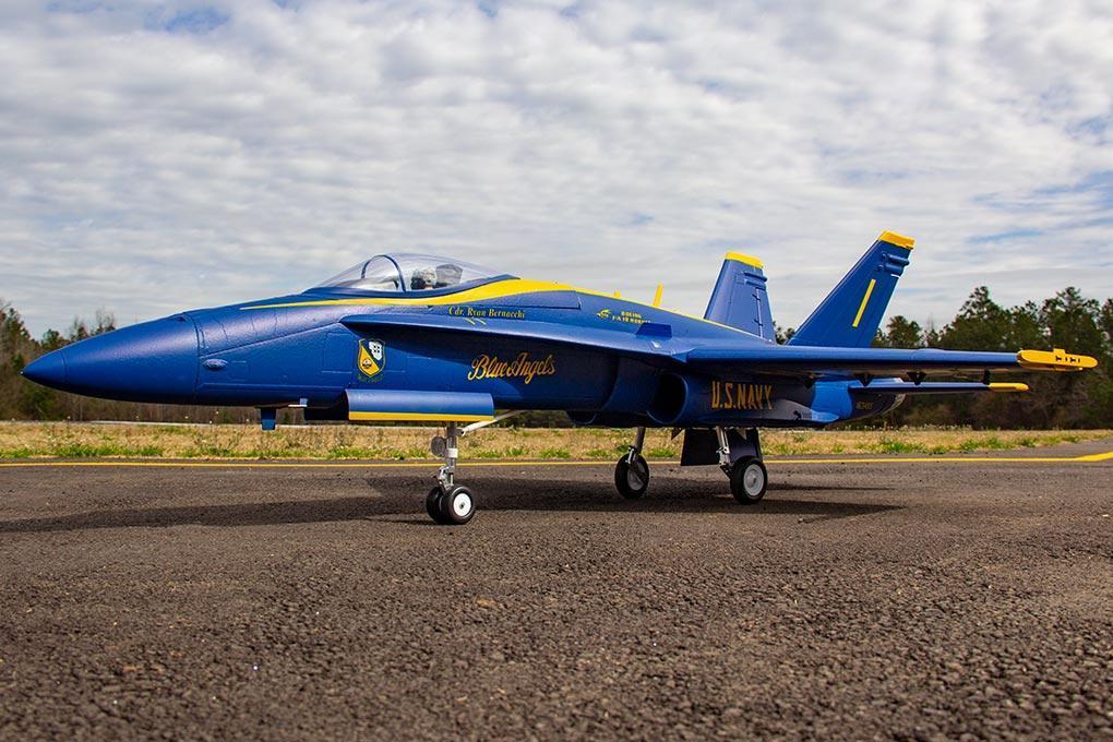 Freewing F/A-18C Hornet Blue Angels High Performance 90mm EDF Jet - PNP FJ31413P