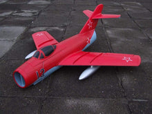 Load image into Gallery viewer, Freewing Mig-15 Red 64mm EDF Jet - PNP
