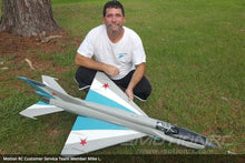 Load image into Gallery viewer, Freewing Mig-21 Blue High Performance 80mm EDF Jet - PNP FJ21023P
