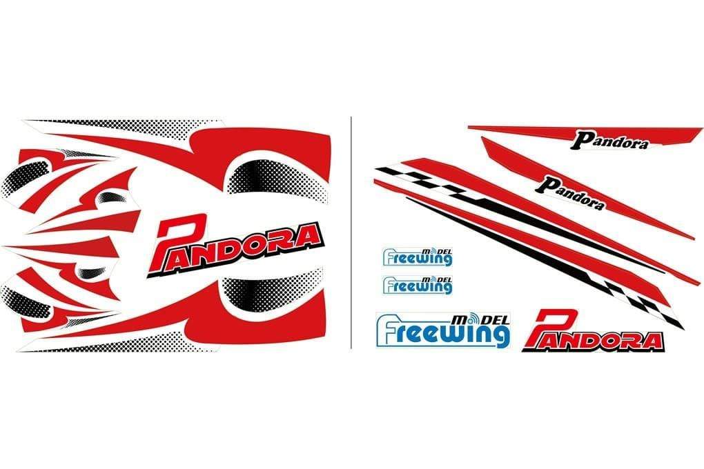 Freewing Pandora Decals - Red FT3011107R