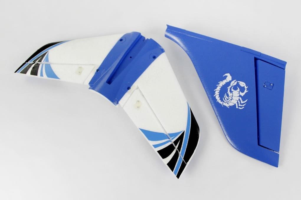 Freewing Stinger 64 Tail Wing Set - Blue FJ1042103