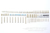 Freewing SU-35 Hardware Parts Set FJ3031112