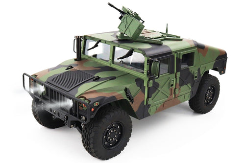Heng Guan US Military HUMVEE Green Camo 1/10 Scale 4x4 Tactical Truck - RTR HGN-P408PROCAMO