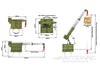 Heng Guan US Military Tan 1/12 Scale HEMTT Crane – RTR HGN-P803RTR