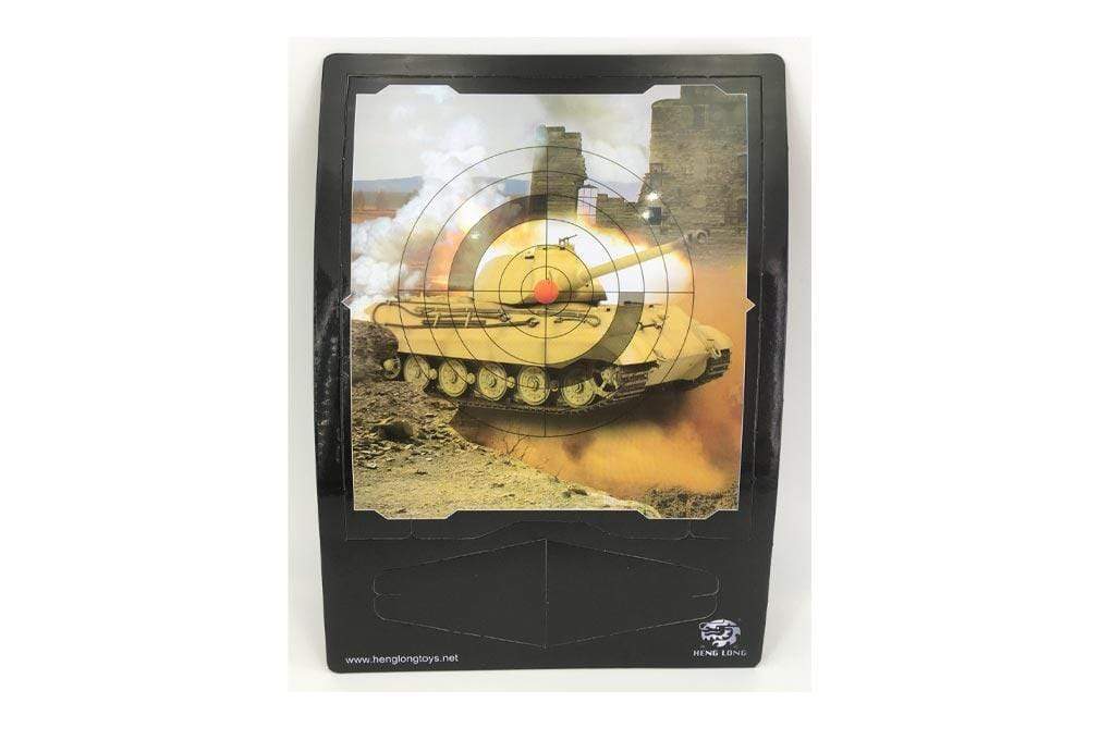 Heng Long 1/16 Scale Tank Paper Stand Up Target