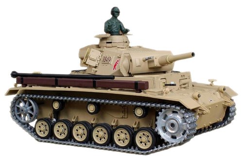 Heng Long German Panzer III (H Type) Professional Edition 1/16 Scale Medium Tank – RTR HLG3849-002