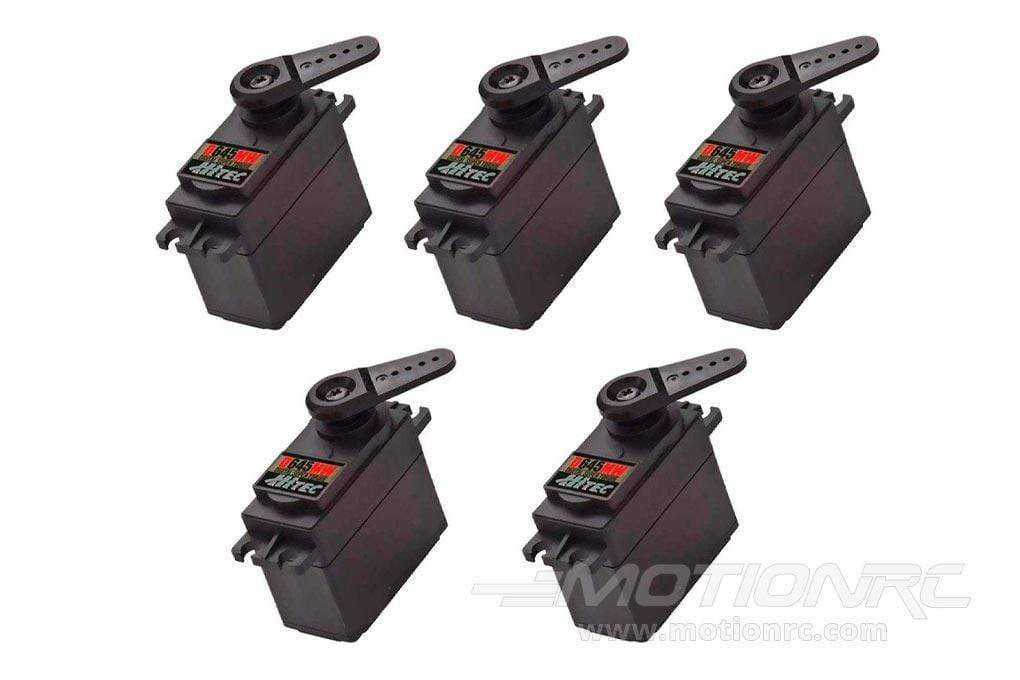 Hitec D-645MW High Voltage High Torque Digital Metal Gear Servo Airplane Multi-Pack (5 Servos) HRC6005-019