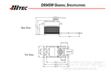 Load image into Gallery viewer, Hitec D954SW High Voltage High Torque Dual Ball Bearing Steel Gear Digital Standard Servo HRC36954
