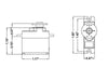 Hitec HS-82MG Metal Gear Micro Servo HRC32082S