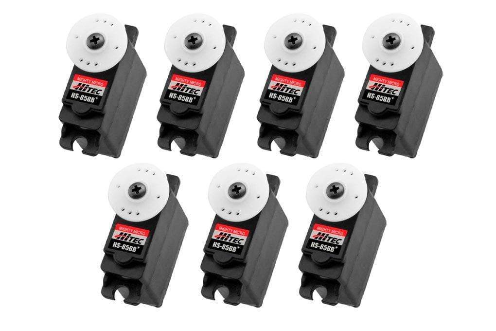 Hitec HS-85BB High Torque Micro Servo Airplane Multi-Pack (7 Servos) HRC6005-003