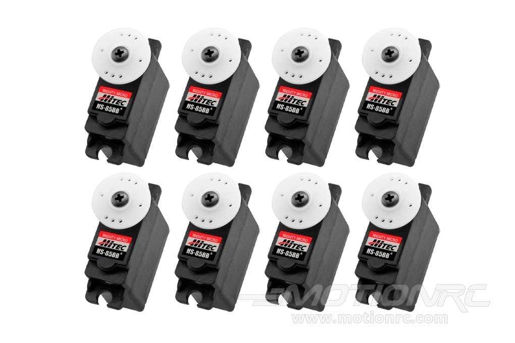 Hitec HS-85BB High Torque Micro Servo Airplane Multi-Pack (8 Servos) HRC6005-003