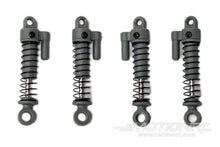 Load image into Gallery viewer, Hobby Plus 1/24 and 1/18 Scale Grey Long Plastic Shock Set (4) HBP240259
