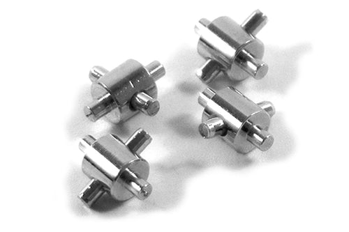 Hobby Plus 1/24 and 1/18 Scale Steel U-Joint Cross Ball Set