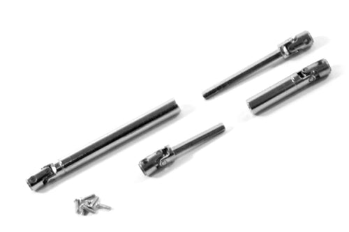 Hobby Plus 1/24 and 1/18 Scale Steel U-Joint Drive Shaft Set (2) HBP240074
