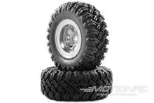 Load image into Gallery viewer, Hobby Plus 1/24 Scale MT Crawler Grey Wheel &amp; Tire Set (4pcs) HBP604002
