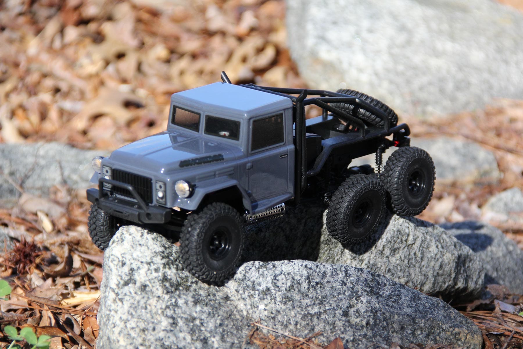 Hobby Plus CR18 6x6 Grey Conqueror 1/18 Scale Mini Crawler - RTR HBP1810167-GR