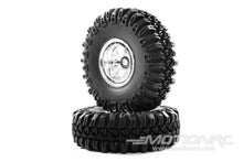 Load image into Gallery viewer, Hobby Plus Grabber M/T Chrome Wheel/Tire Set HBP240067
