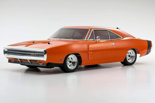 Kyosho Fazer Mk2 1970 Dodge Charger Hemi Orange 1/10 Scale 4WD Car - RTR KYO34417T1