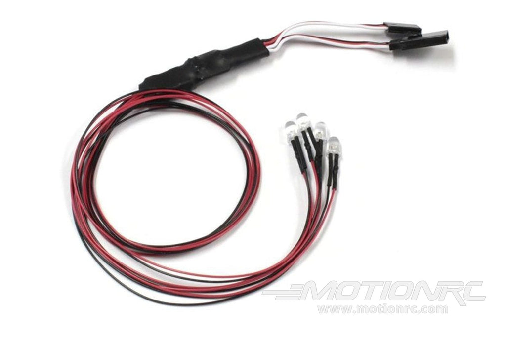 Kyosho LED Light Unit Clear with 400mm Leads (4) KYO97054-4B