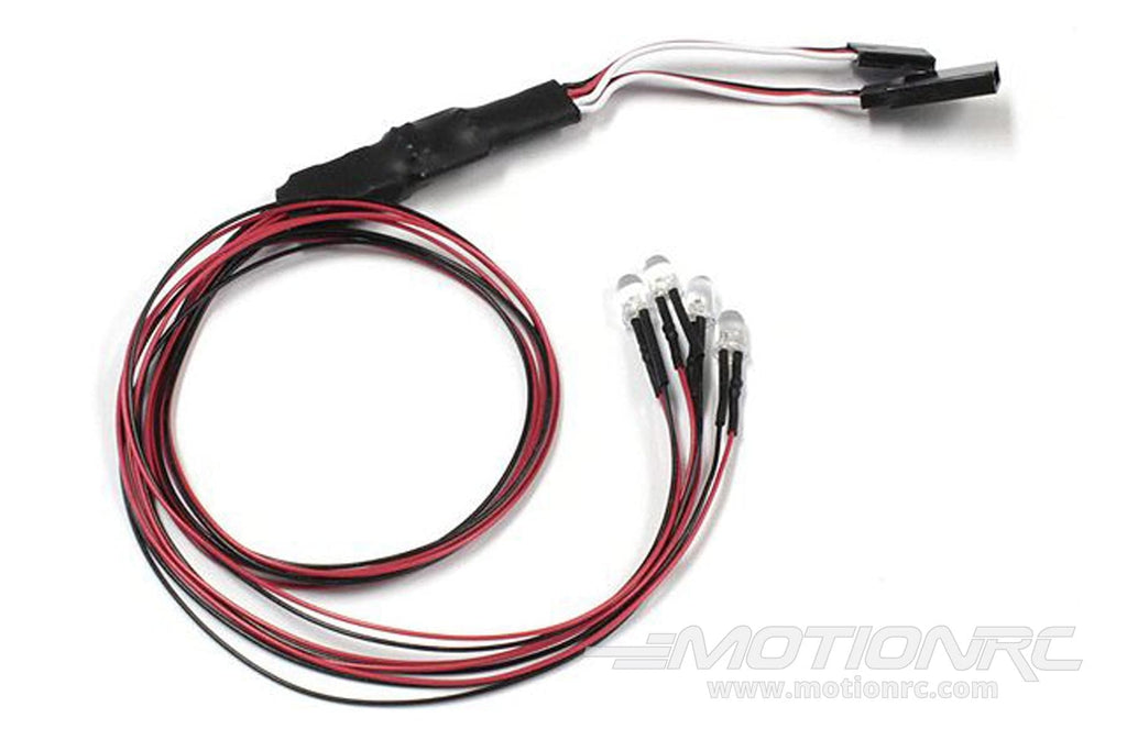 Kyosho LED Light Unit Red with 400mm Leads (4) KYO97054-4R-B
