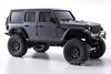 Kyosho Mini-Z 4x4 Jeep Wrangler Unlimited Rubicon Granite Crystal Metallic 1/18 Scale 4WD Truck - RTR KYO32521GM-B