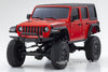 Kyosho Mini-Z 4x4 Jeep Wrangler Unlimited Rubicon Red 1/27 Scale 4WD Truck - RTR KYO32521R