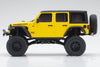 Kyosho Mini-Z 4x4 Jeep Wrangler Unlimited Rubicon Yellow 1/27 Scale 4WD Truck - RTR KYO32521Y