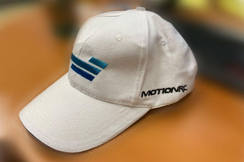 Motion RC Logo Ball Cap - White MRCBALLCAPWHI