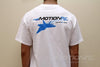 Motion RC Logo T-Shirt with F22 Raptor Graphic - White MRCTSHIRTWHTM