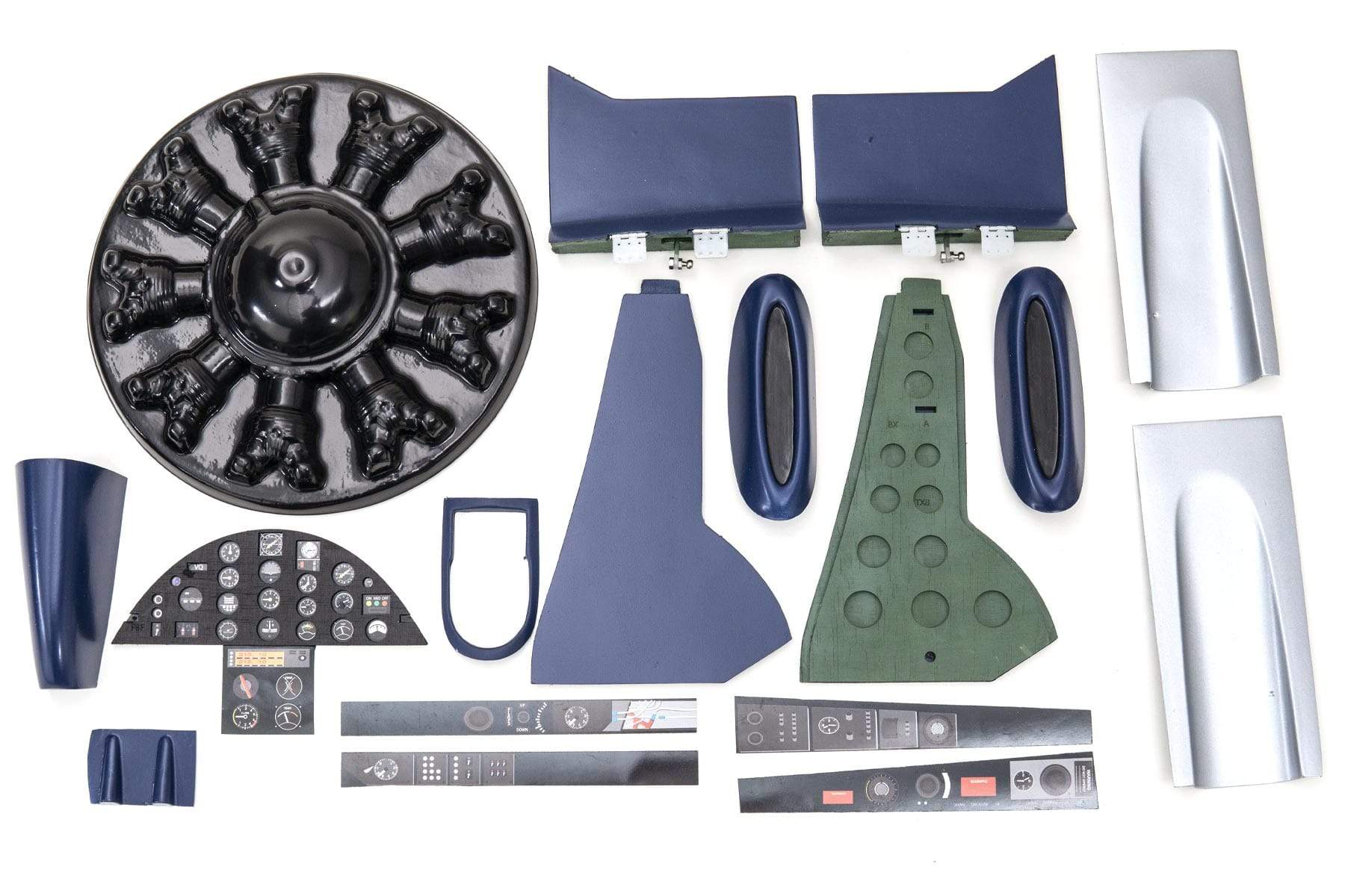 Nexa 2020mm F8F Bearcat Plastic Parts Set NXA1006-108