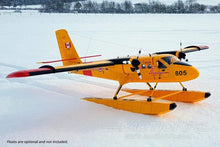 Load image into Gallery viewer, Nexa DHC-6 1870mm Twin Otter Canadian Yellow Float Set
